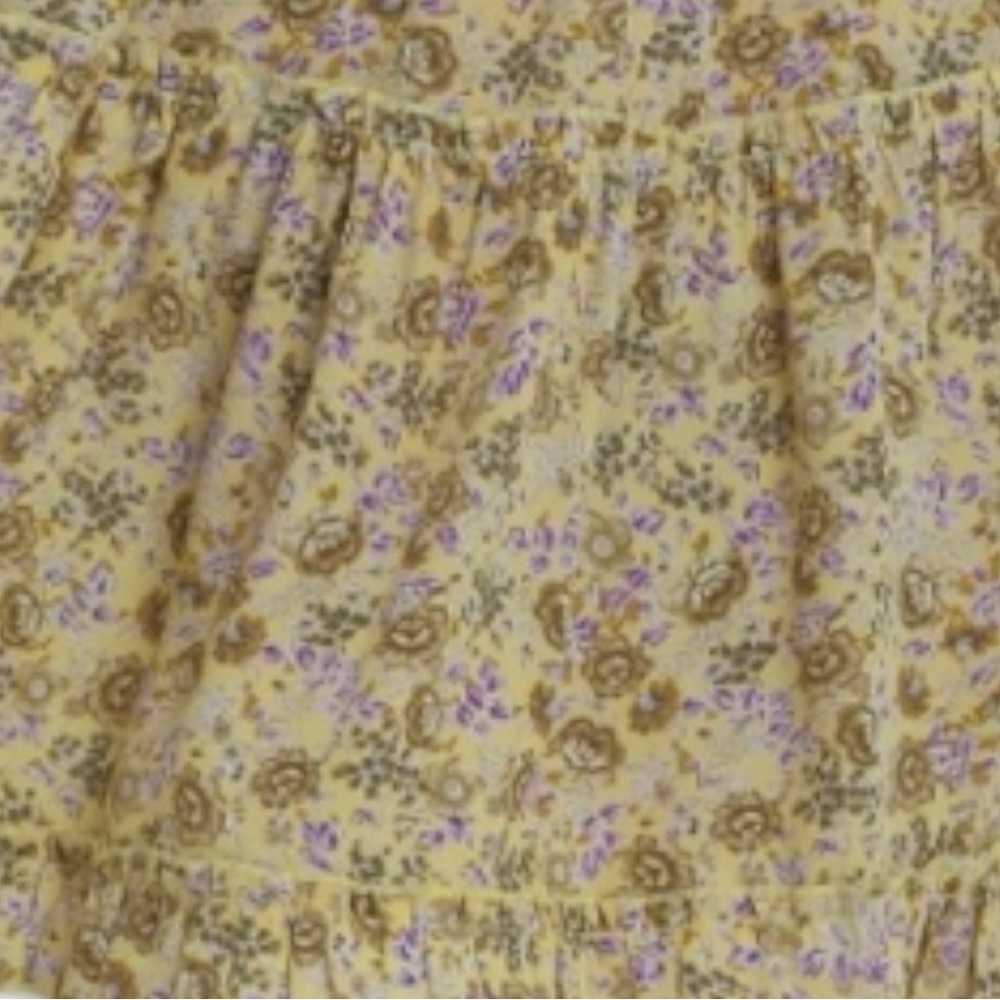 ‘Alivia’ Floral Print A-Line Smocked Ruffle Tiered Dress - Picture 5 of 8